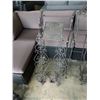 Image 1 : Decorative metal blanket rack and two wall sconces