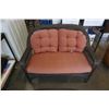 Image 11 : 4 PIECE WICKER PATIO SET - CUSHIONS FADED