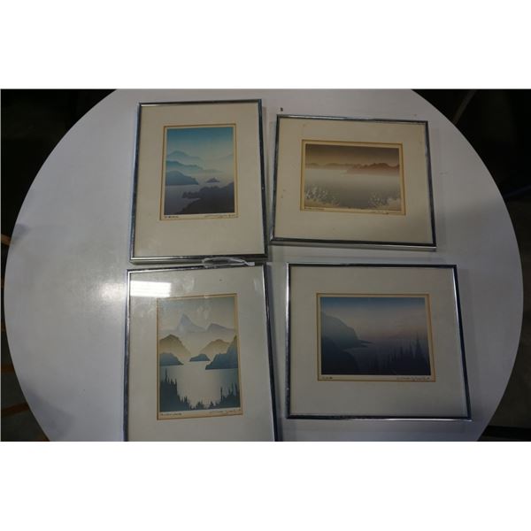 4 SERIGRAPH LANDSCAPES