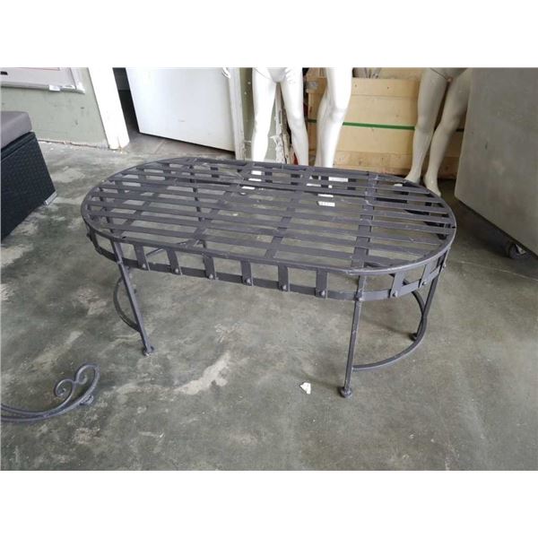 Decorative metal coffee table 39 in Long