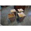 Image 1 : 4 WOOD PLANTERS