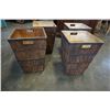 Image 2 : 4 WOOD PLANTERS