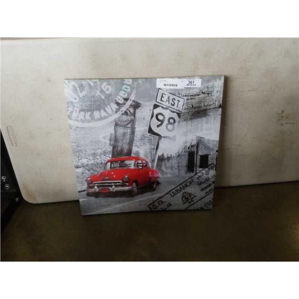 CANVAS CAR PRINT