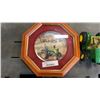 Image 2 : John deere framed plate and tractor