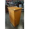 Image 2 : MCM MAPLE 5 DRAWER CHEST OF DRAWERS