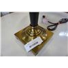 Image 3 : WOOD AND BRASS TABLE LAMP