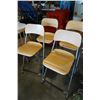 Image 2 : 4 FOLDING BENTWOOD STOOLS