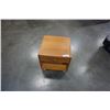 Image 2 : PINE ROLLING 1 DRAWER ENDTABLE