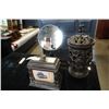 Image 1 : DECORATIVE LIDDED JARD, MIRROR AND DRESSER BOX