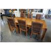 Image 1 : SALEM HOUSE DINING TABLE WITH LEAF AND 6 CHAIRS