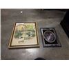 Image 1 : GUINNESS MIRRORED ADVERT AND STITCHED PICTURE