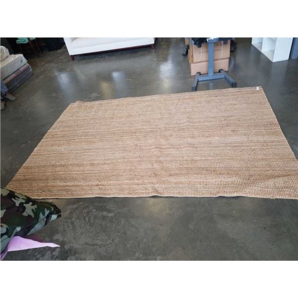 LARGE IKEA JUTE CARPET APPROX 9 1/2 FOOT