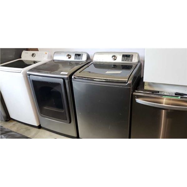 GREY SAMSUNG WASHER AND DRIER SMARTCARE VRT PLUS AND MULTISTEAM, MOISTURESENSOR, SMARTCARE - RUSTING