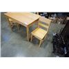 Image 2 : MAPLE KIDS TABLE WITH 2 CHAIRS