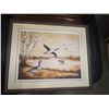 Image 2 : Original geese landing by andersen and vintage a winter night print