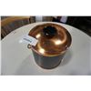 Image 2 : COPPER AND LEATHER ICE BUCKET