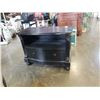 Image 1 : Reproduction black entertainment stand