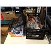 Image 1 : TRAY OF LADIES BELTS AND HANDBAG, HEELS AND SUNGLASSES