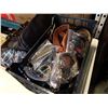 Image 2 : TRAY OF LADIES BELTS AND HANDBAG, HEELS AND SUNGLASSES