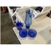 Image 2 : 4 piece of IIttala  and 4 piece of blue glass