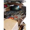 Image 8 : 3 TRAYS OF ESTATE GOODS, TIE DOWN STRAPS, ELECTRONICS
