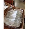 Image 2 : 2 BOXES CRYSTAL PUNCH BOWL WITH GLASSES AND DISHES