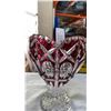 Image 8 : HOFBAUER CUT TO CLEAR CRYSTAL BASKET AND CUT TO CLEAR CRYSTAL BASKET