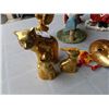 Image 2 : LOT OF BRASS CAT FIGURES AND OTHER FIGURES