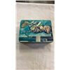 Image 2 : Leaded glass storage box and 3 vintage tins
