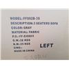 Image 2 : NEW GRAY FABRIC 3 SEATER SOFA - MISSING CHAISE