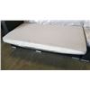 Image 8 : OUTDOOR GIANT L SECTIONAL WITH 3 THROW PILLOWS - ONE CUSHION HAS DAMAGED ZIPPER