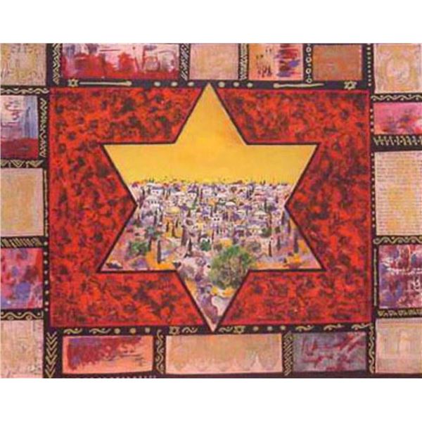 Victor- Original Serigraph "Star of Jerusalem "