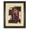 Image 1 : Neal Doty (1941-2016), Framed Original Mixed Media Linocut, Hand Signed with Certificate of Authenti