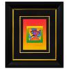 Image 1 : Peter Max- Original Lithograph "Flower Jumper over Sunrise on Blends"