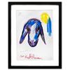 Image 1 : Menashe Kadishman- Pastel on Paper "Untitled"