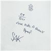 Image 2 : Steve Kaufman (1960-2010) "Dollar Sign (Green Classic)" Hand Signed and Numbered Limited Edition Han