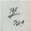 Image 2 : Steve Kaufman (1960-2010) "500 and 1000 Dollar Bills" Hand Signed and Numbered Limited Edition Hand 