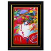 Image 1 : Peter Max- Original Mixed Media "Blushing Woman"