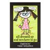 Image 1 : "All Dressed Up and Nowhere to Go" Collectible Lithograph Hand Signed by Renowned Pop Artist Todd Go