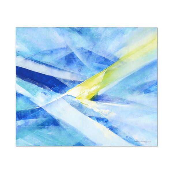 Thomas Leung,  Intersect II  Original Oil Painting on Canvas Board, Hand Signed with Certificate of 