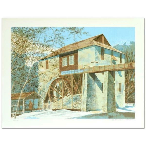 William Nelson, "The Mill" Limited Edition Serigraph, Numbered and Hand Signed by the Artist.