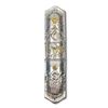 Image 1 : Raphael Abecassis Sterling Silver Electroform Mezuzah with Letter of Authenticity.