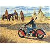 Image 1 : Robert Tate- Original Giclee on Canvas "Indians"