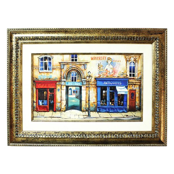 Alexander Borewko- Serigraph on Panel "Bar Astrid"