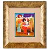 Image 1 : Moshe Leider, Framed Original Mixed Media Watercolor Painting, Hand Signed with Letter of Authentici
