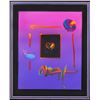 Image 2 : Peter Max- Original Mixed Media "Heart Suite III: Heart II Ver. I#128"
