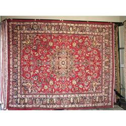 12'3  X 10 Mashad SIGNED Persian Oriental Rug #1665819