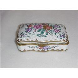 Floral Porcelain Box Sku1137-100 #1666415