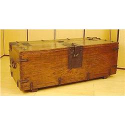 Fine Korean Coin Chest w/ Very Old Calligraphy #1666552