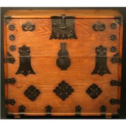 Very Fine Metalwork Korean Chest from Kangwon #1666591